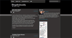 Desktop Screenshot of blogabulousity.blogspot.com