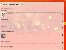 Tablet Screenshot of educandoconvaloresequipo7.blogspot.com