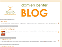 Tablet Screenshot of damiencenter.blogspot.com