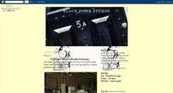 Desktop Screenshot of blackdoorstudio.blogspot.com