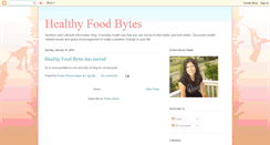 Desktop Screenshot of healthyfoodbytes.blogspot.com