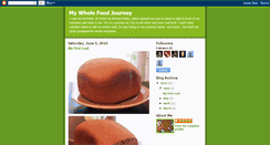 Desktop Screenshot of mywholefoodjourney.blogspot.com