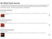 Tablet Screenshot of mywholefoodjourney.blogspot.com