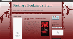 Desktop Screenshot of booknerdsbrain.blogspot.com