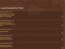 Tablet Screenshot of freekorean.blogspot.com