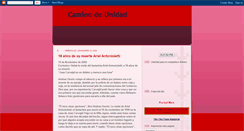 Desktop Screenshot of caminounidad.blogspot.com