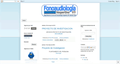 Desktop Screenshot of fonoaudiologiaupv2010.blogspot.com