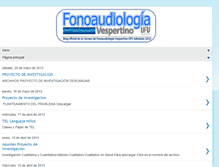 Tablet Screenshot of fonoaudiologiaupv2010.blogspot.com