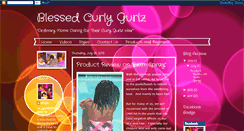 Desktop Screenshot of blessedcurlygurlz.blogspot.com