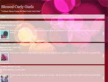 Tablet Screenshot of blessedcurlygurlz.blogspot.com