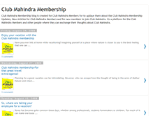 Tablet Screenshot of clubmahindramembership.blogspot.com