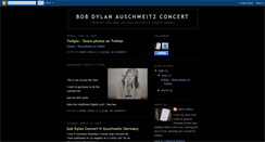 Desktop Screenshot of bobdylanauschweitzconcert.blogspot.com