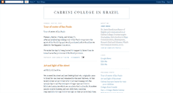 Desktop Screenshot of cabriniinbrazil.blogspot.com