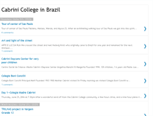 Tablet Screenshot of cabriniinbrazil.blogspot.com