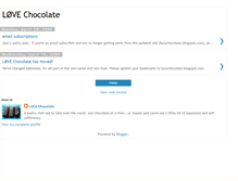 Tablet Screenshot of eatlovechocolate.blogspot.com