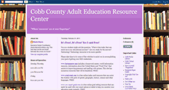 Desktop Screenshot of cobbcoadultedresourcecenter.blogspot.com