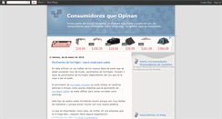 Desktop Screenshot of consumidoresqueopinan.blogspot.com