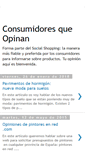 Mobile Screenshot of consumidoresqueopinan.blogspot.com