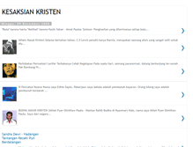 Tablet Screenshot of kesaksian-kristen.blogspot.com