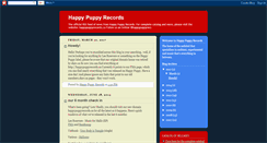 Desktop Screenshot of happypuppyrecords.blogspot.com