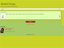 Tablet Screenshot of maribeldesign.blogspot.com