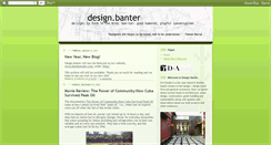 Desktop Screenshot of design-banter.blogspot.com