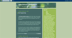 Desktop Screenshot of agilesoft.blogspot.com