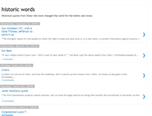 Tablet Screenshot of historicwords.blogspot.com