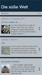 Mobile Screenshot of diesuessewelt.blogspot.com