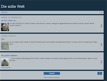 Tablet Screenshot of diesuessewelt.blogspot.com