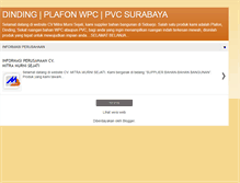 Tablet Screenshot of plaswood-jawatimur.blogspot.com