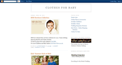 Desktop Screenshot of clothes-for-baby.blogspot.com