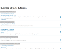 Tablet Screenshot of devibusinessobjectstutorials.blogspot.com