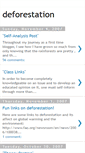 Mobile Screenshot of deforestationislame.blogspot.com
