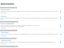Tablet Screenshot of deforestationislame.blogspot.com