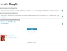 Tablet Screenshot of infinitethoughtspublishing.blogspot.com