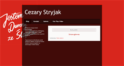 Desktop Screenshot of cezarystryjak.blogspot.com