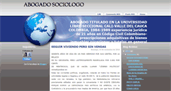 Desktop Screenshot of abogadosociologo.blogspot.com