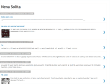 Tablet Screenshot of nenasolita.blogspot.com