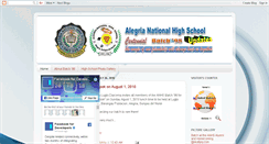 Desktop Screenshot of alegriahigh98.blogspot.com