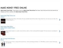 Tablet Screenshot of moneyonlineforfree.blogspot.com