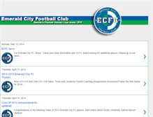 Tablet Screenshot of ecfcnews.blogspot.com