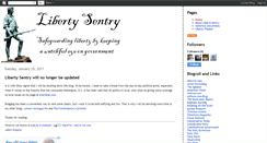Desktop Screenshot of libertysentry.blogspot.com