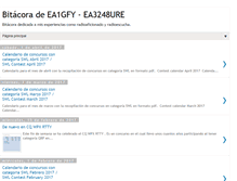 Tablet Screenshot of ea1gfy.blogspot.com