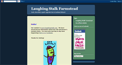 Desktop Screenshot of laughingstalkfarmstead.blogspot.com