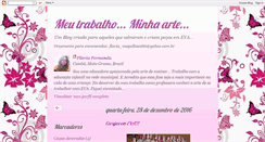 Desktop Screenshot of meutrabalhominhaarte.blogspot.com