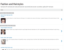 Tablet Screenshot of fashion-hairstyles-2011.blogspot.com