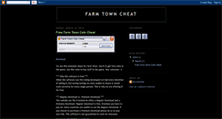 Desktop Screenshot of freefarmtowncheat.blogspot.com