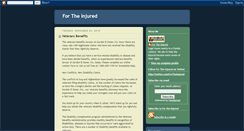 Desktop Screenshot of fortheinjured.blogspot.com