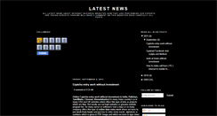 Desktop Screenshot of latestnewsforall.blogspot.com